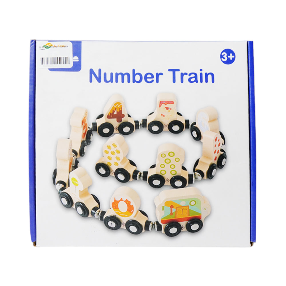 AI-24-208 WOODEN NUMBER TRAIN