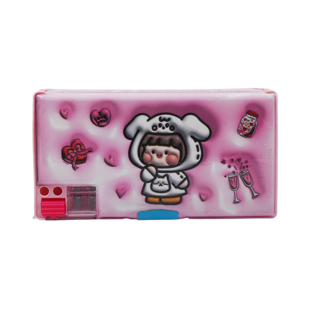 XU0083 CARTOON COVER PENCEIL BOX ASST