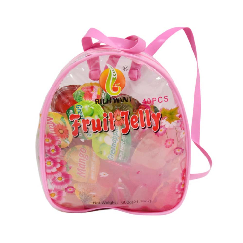RICH WANT JELLY FRUIT 40PC BAG 600 GM
