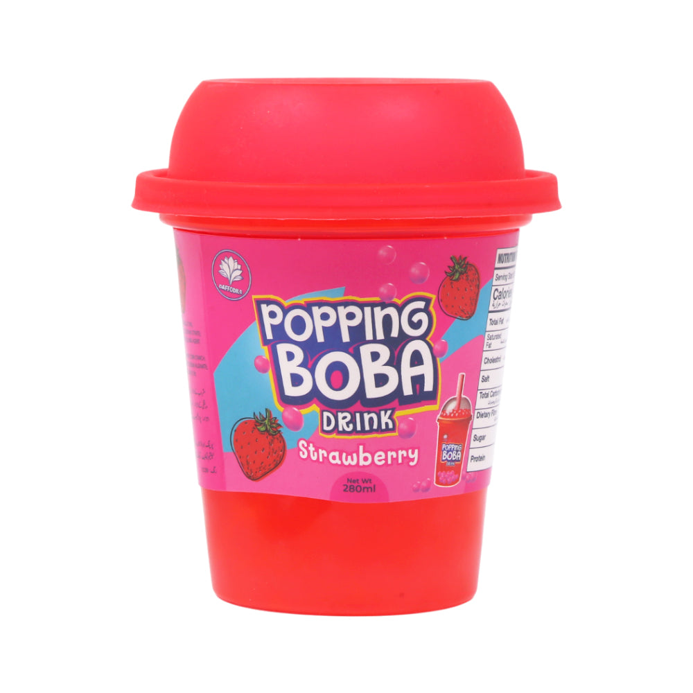 POPPING BOBA DRINK STRAWBERRY 280 ML