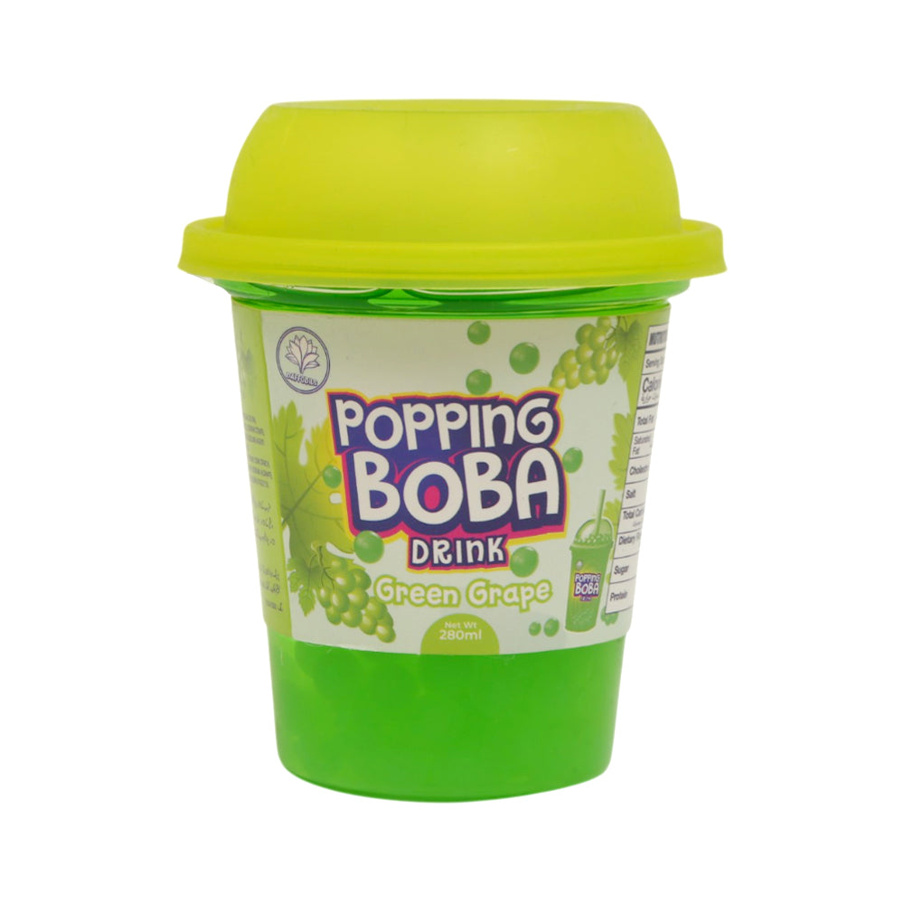 POPPING BOBA DRINK GREEN GRAPE 280 ML