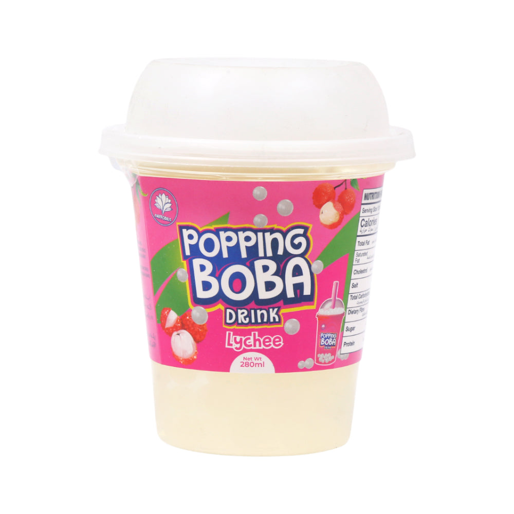 POPPING BOBA DRINK LYCHEE 280 ML