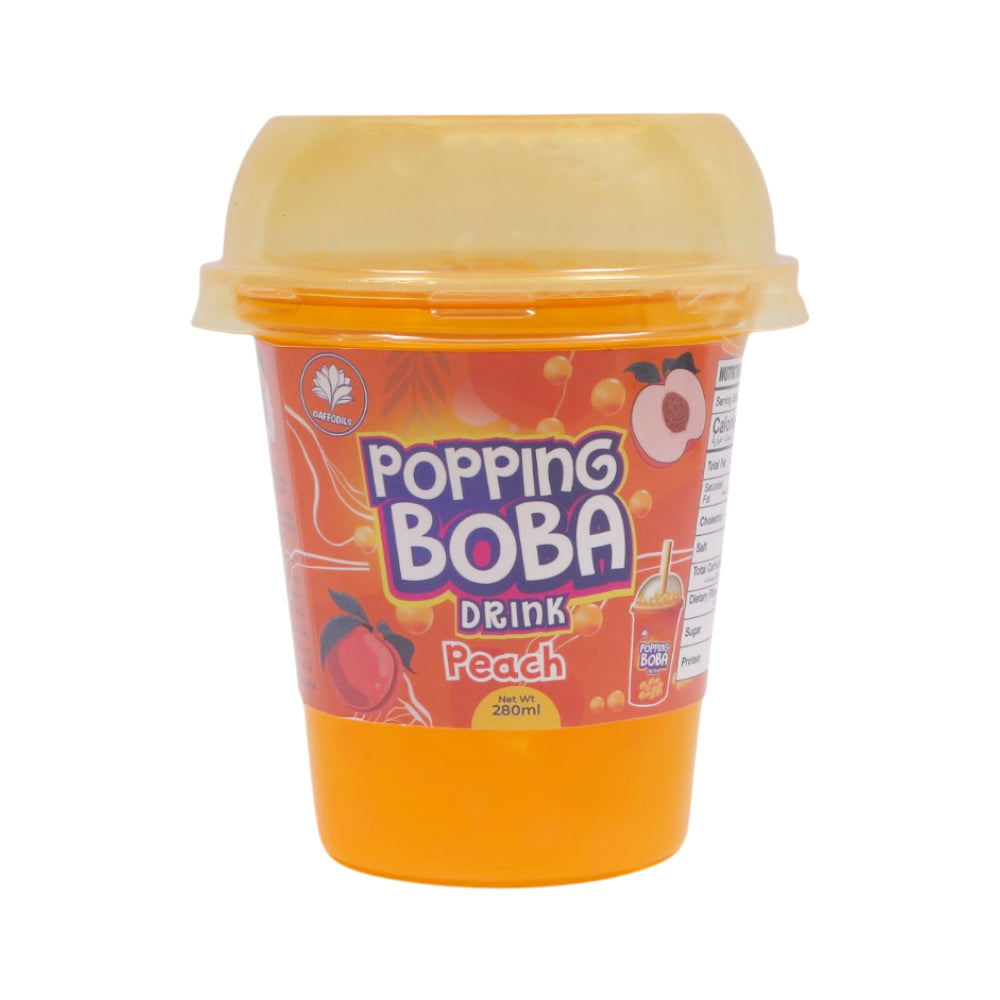 POPPING BOBA DRINK PEACH 280 ML