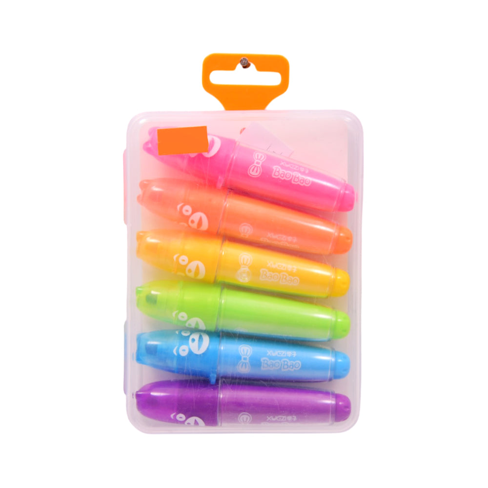 BC-735 FANCY HIGHLIGHTER 6PC PACK Z.B