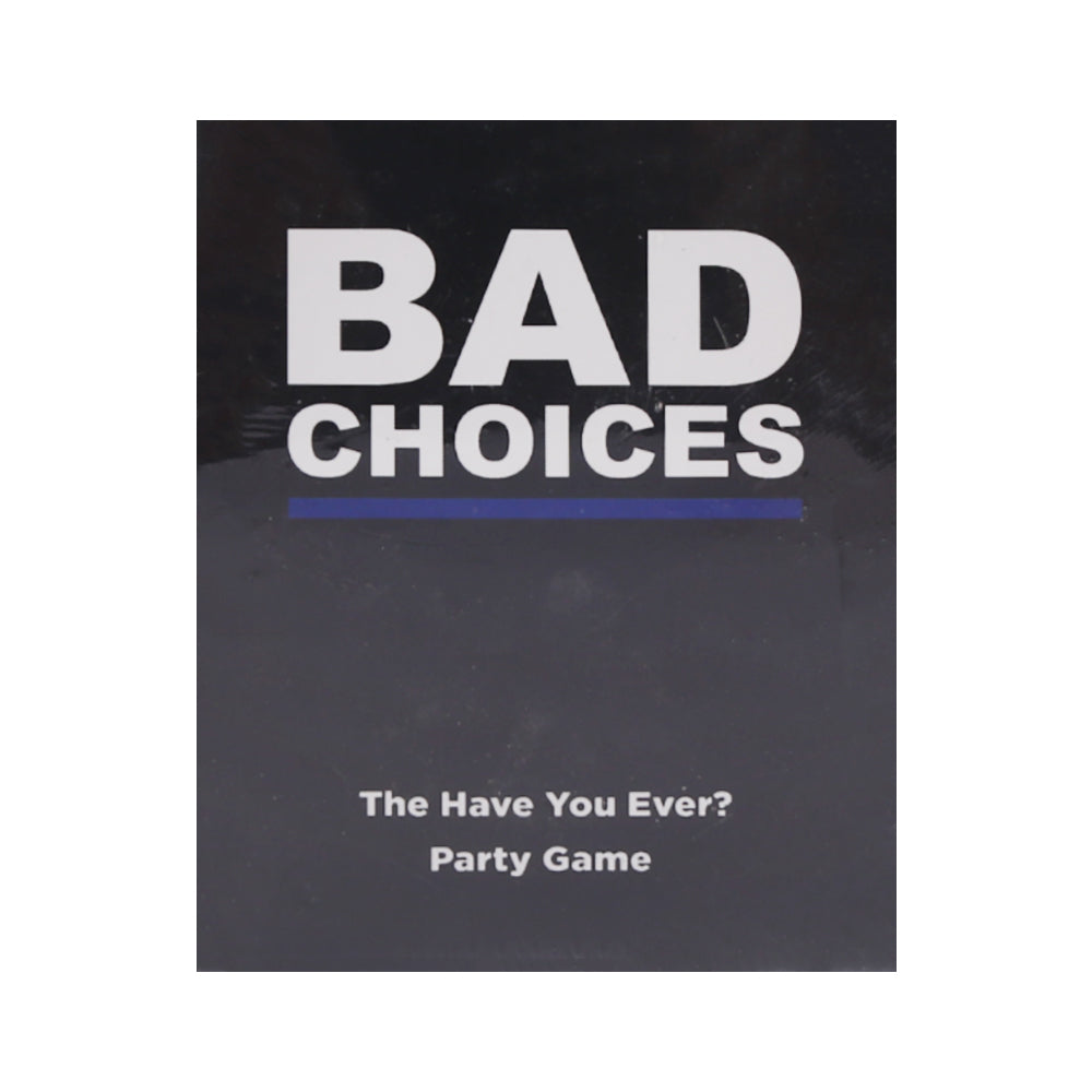 0162B-12 BAD CHOICES CARD GAME IR