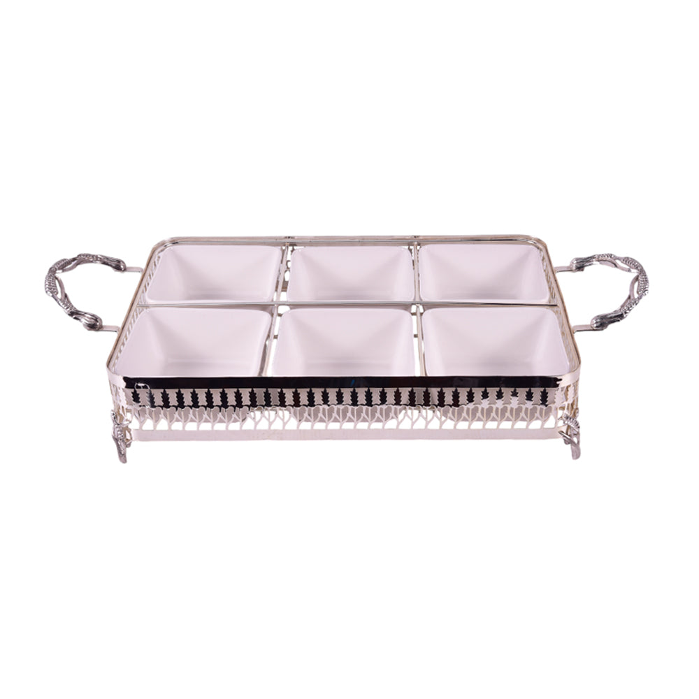 DRY FRUIT DISH ORCHID CD-6639