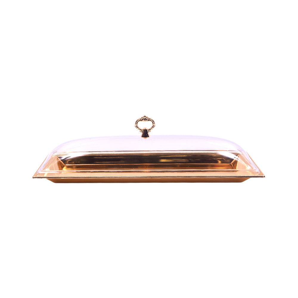 DISH W-COVER ORCHID CD-7080