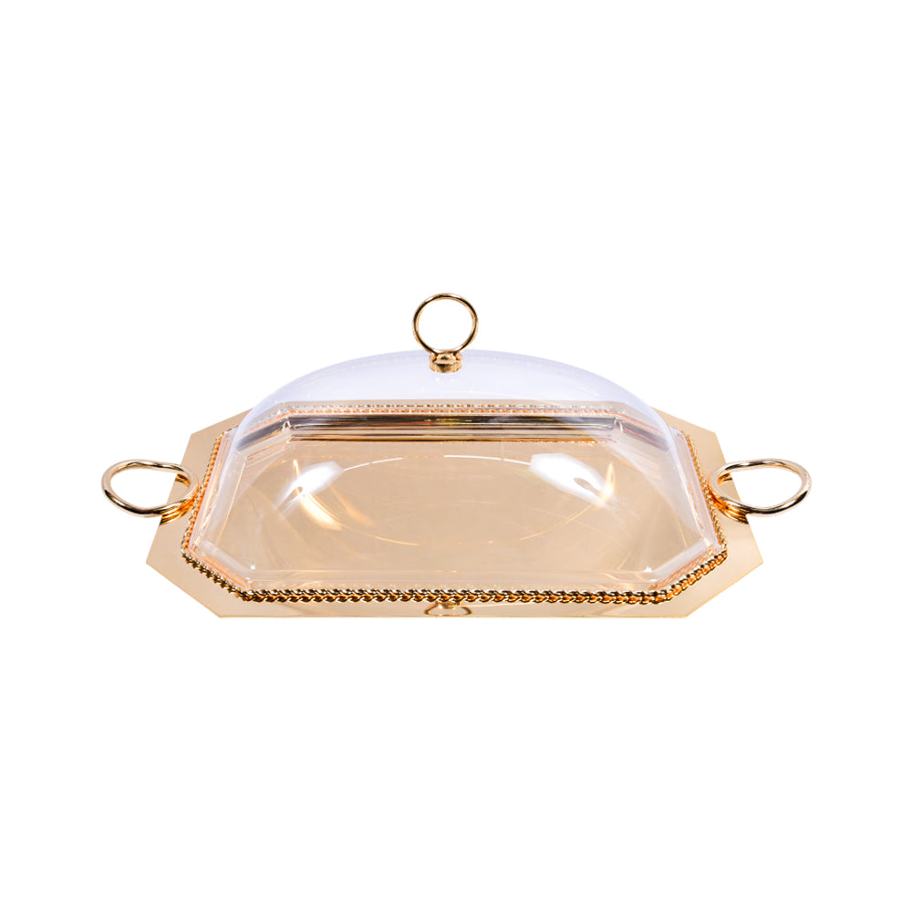 TRAY W-COVER ORCHID CD-7404