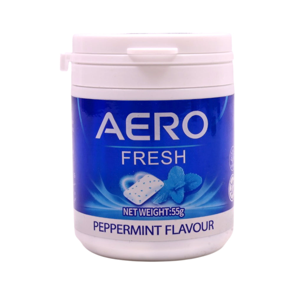DAFFODILS AERO FRESH PEPPERMINT BUBBLE GUM 55 GM