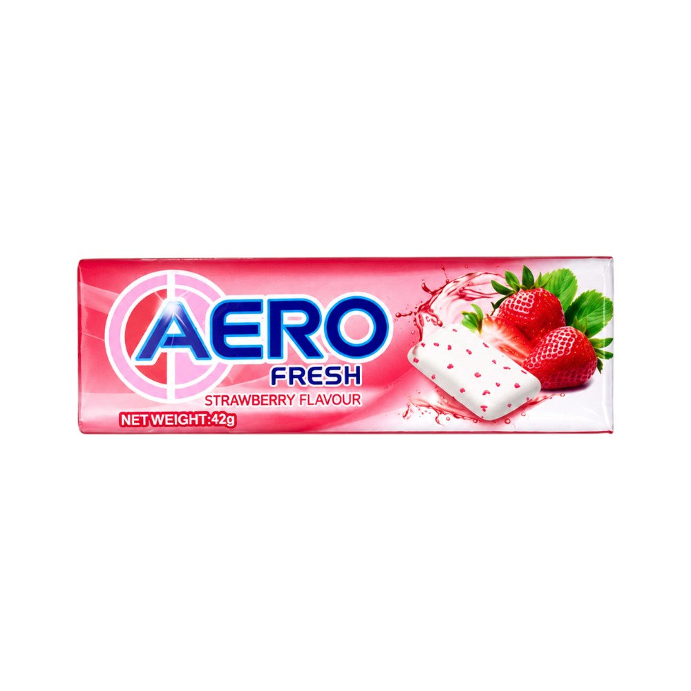 DAFFODILS AERO STRAWBERRY BUBBLE GUM 14 GM