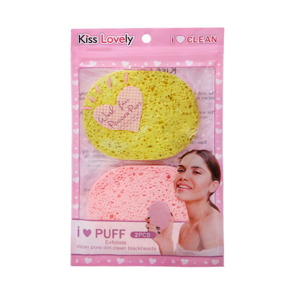 KISS LOVELY CLEANSING SPONGE 2IN1 BX-3593