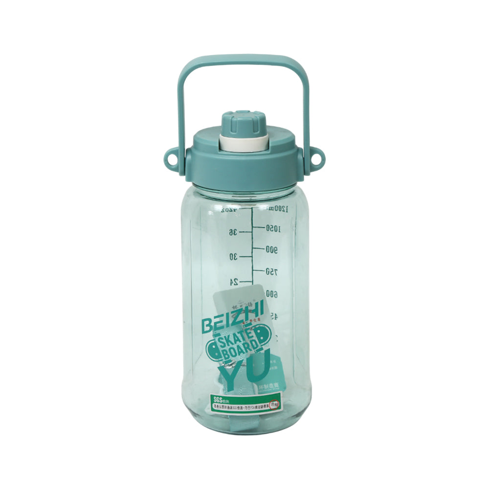WATER BOTTLE ACRYLIC 1200 ML IR B-6108