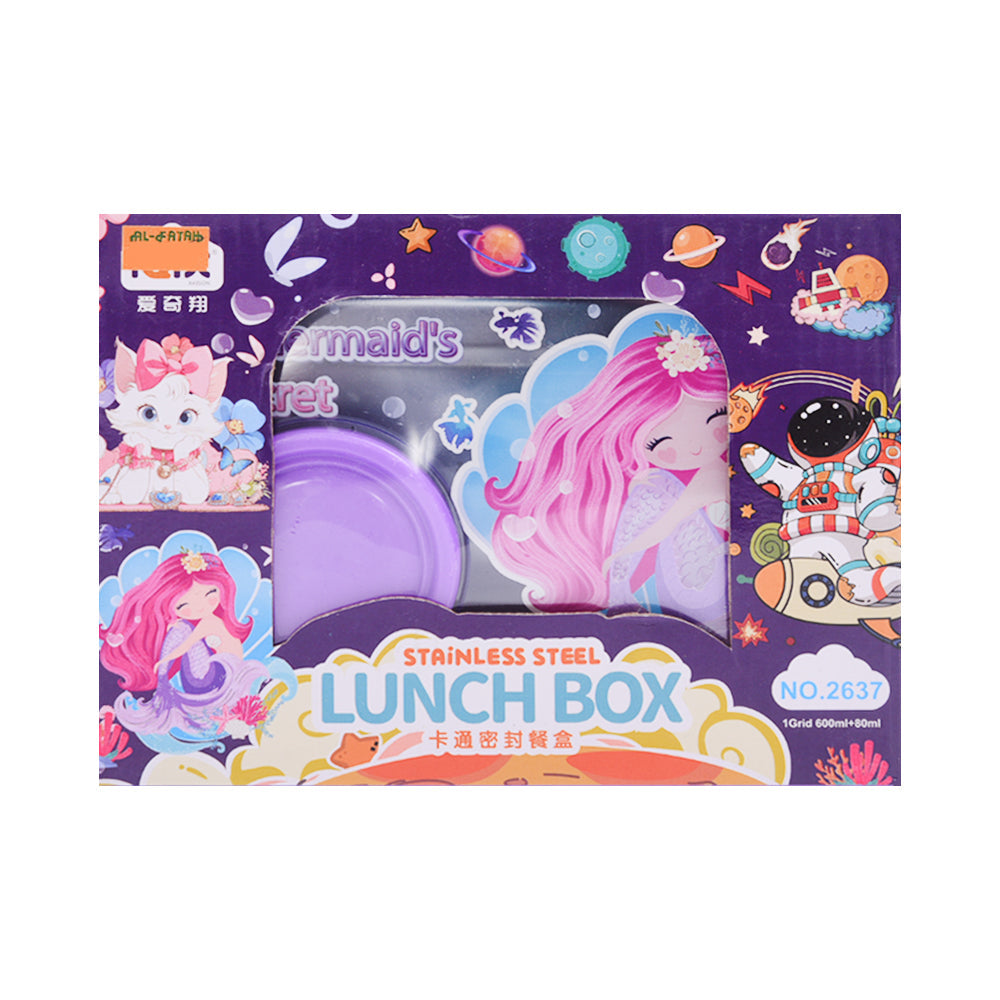 2637 Stainless Steel Lunch Box Mermaid Ir