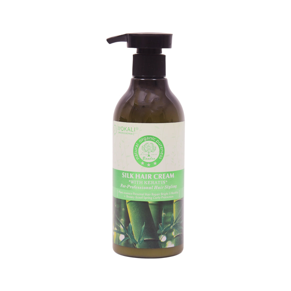 WOKALI HAIR CREAM  BAMBOO WITH KERATIN IR 300 ML WKL308