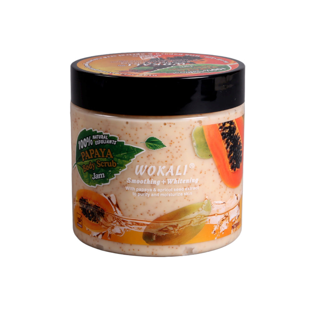 WOKALI BODY SCRUB PAPAYA WKL JAM 373 500 ML