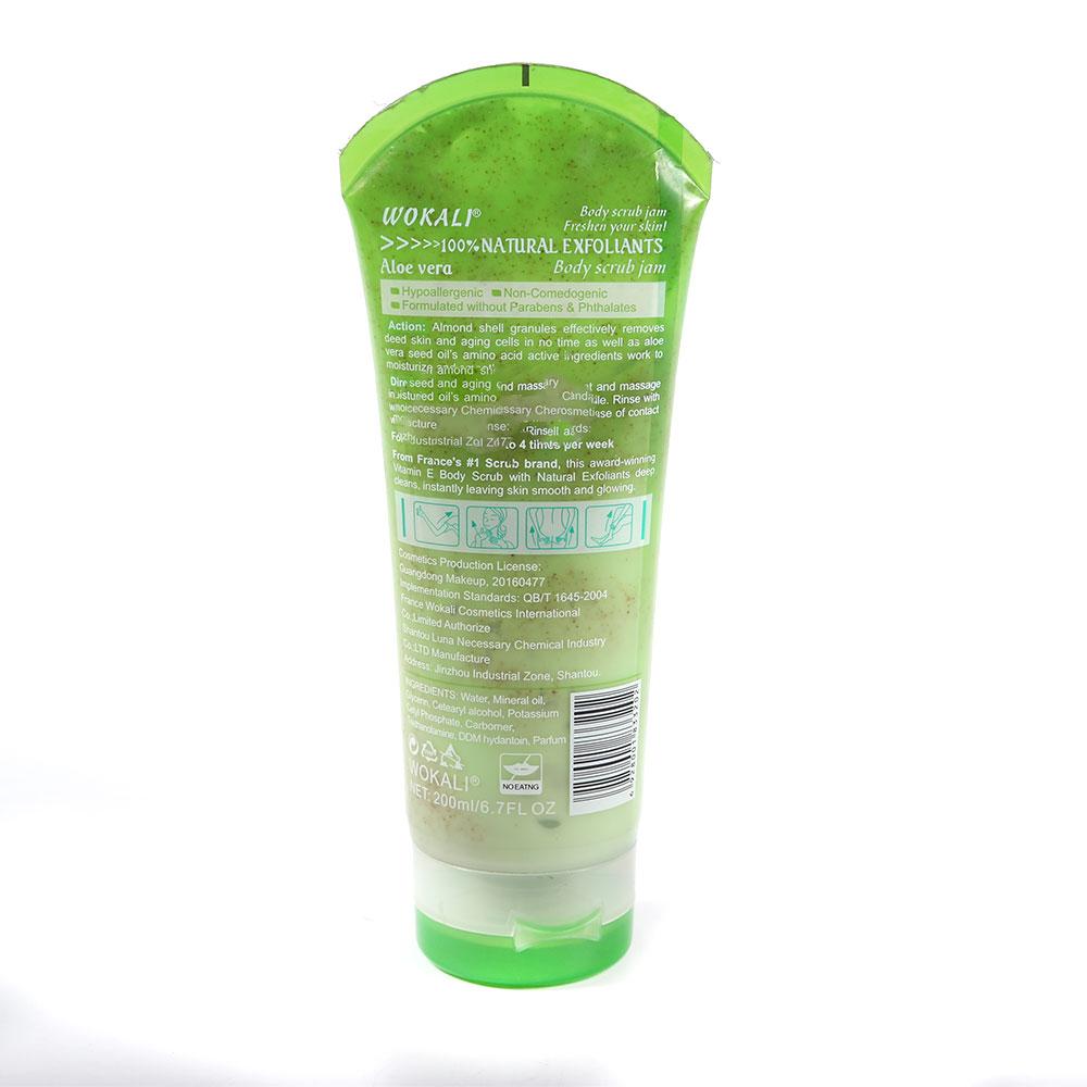 WOKALI BODY SCRUB JAM ALOE VERA 200 ML