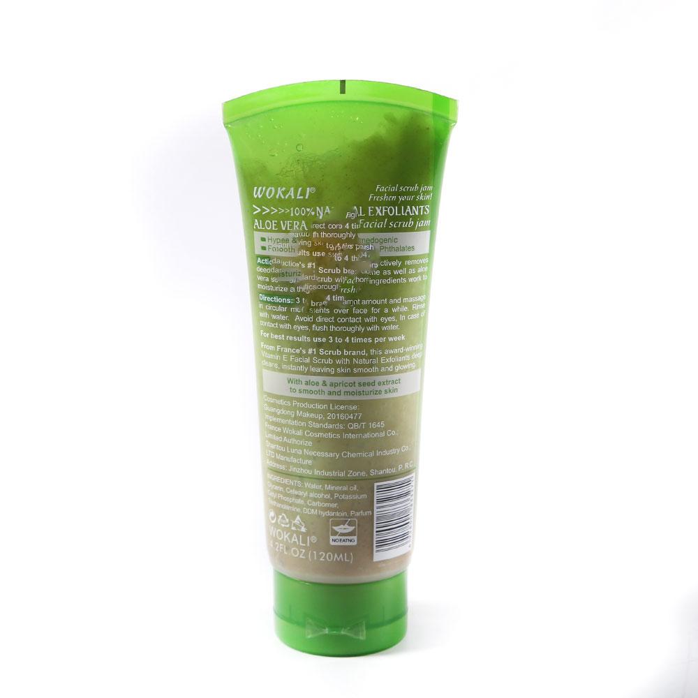WOKALI FACIAL SCRUB ALOE VERA WKL 395 120 ML