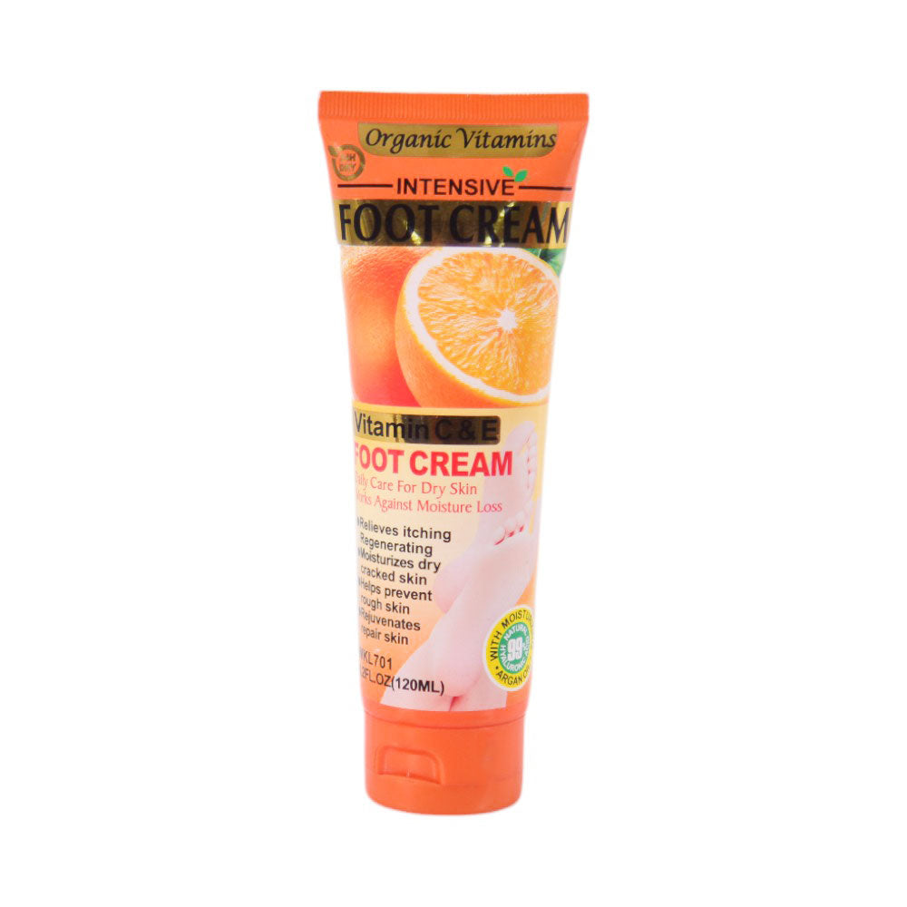 WOKALI FOOT CREAM VIT C & E 120ML IR WKL701