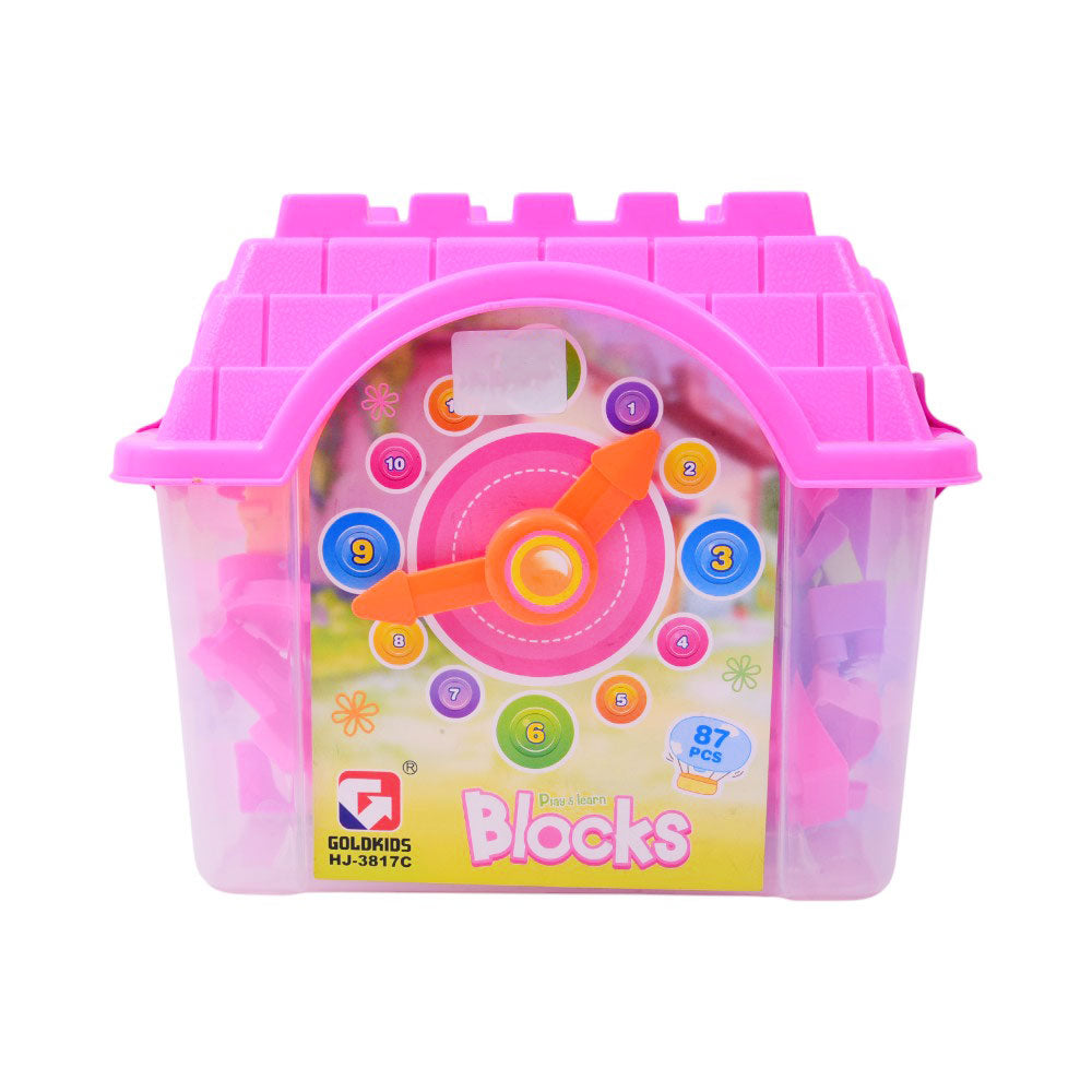 HJ3817 BUILDING BLOCKS SET IN BUCKET 87PCS