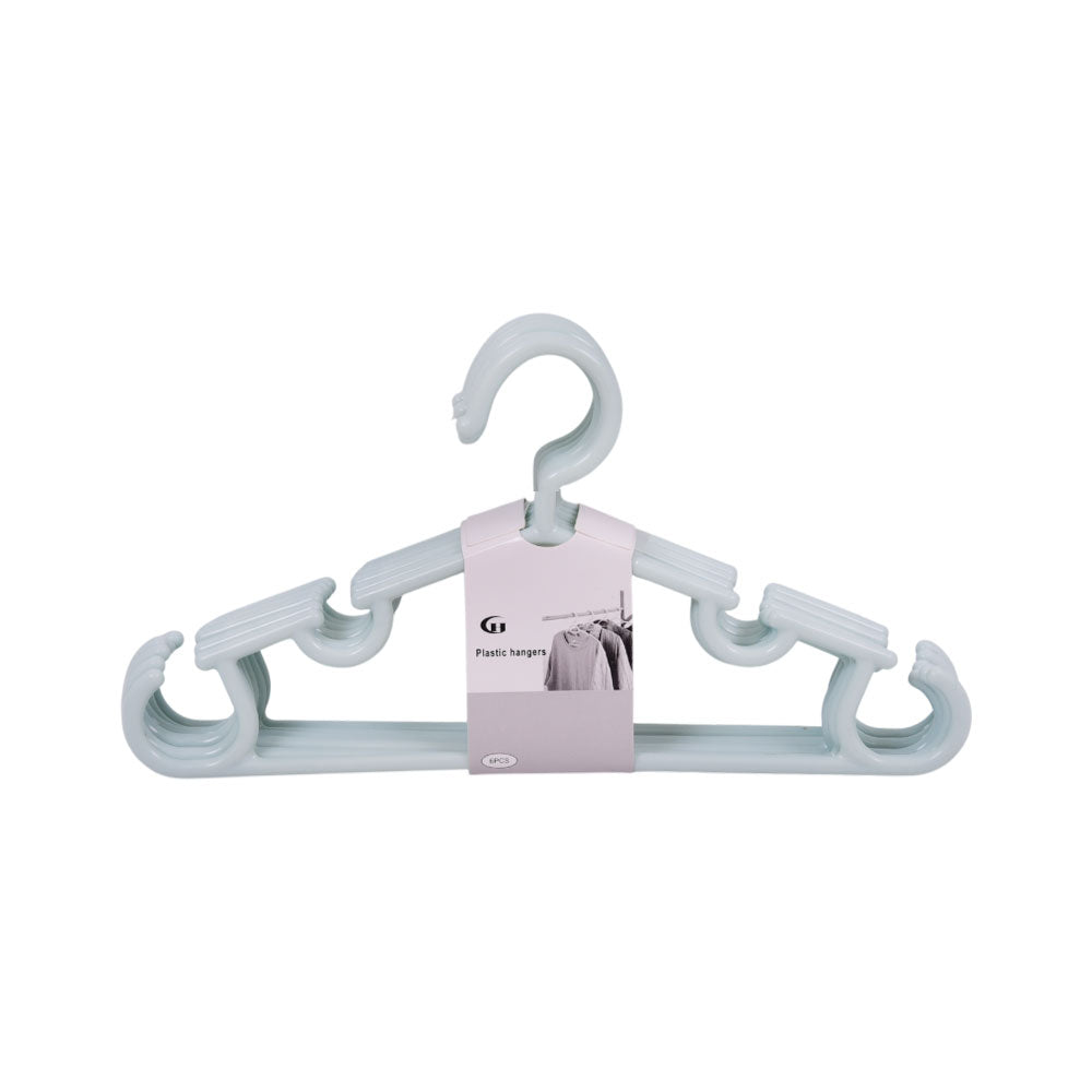 BABY PLASTIC HANGER 6PC IR C19-8889