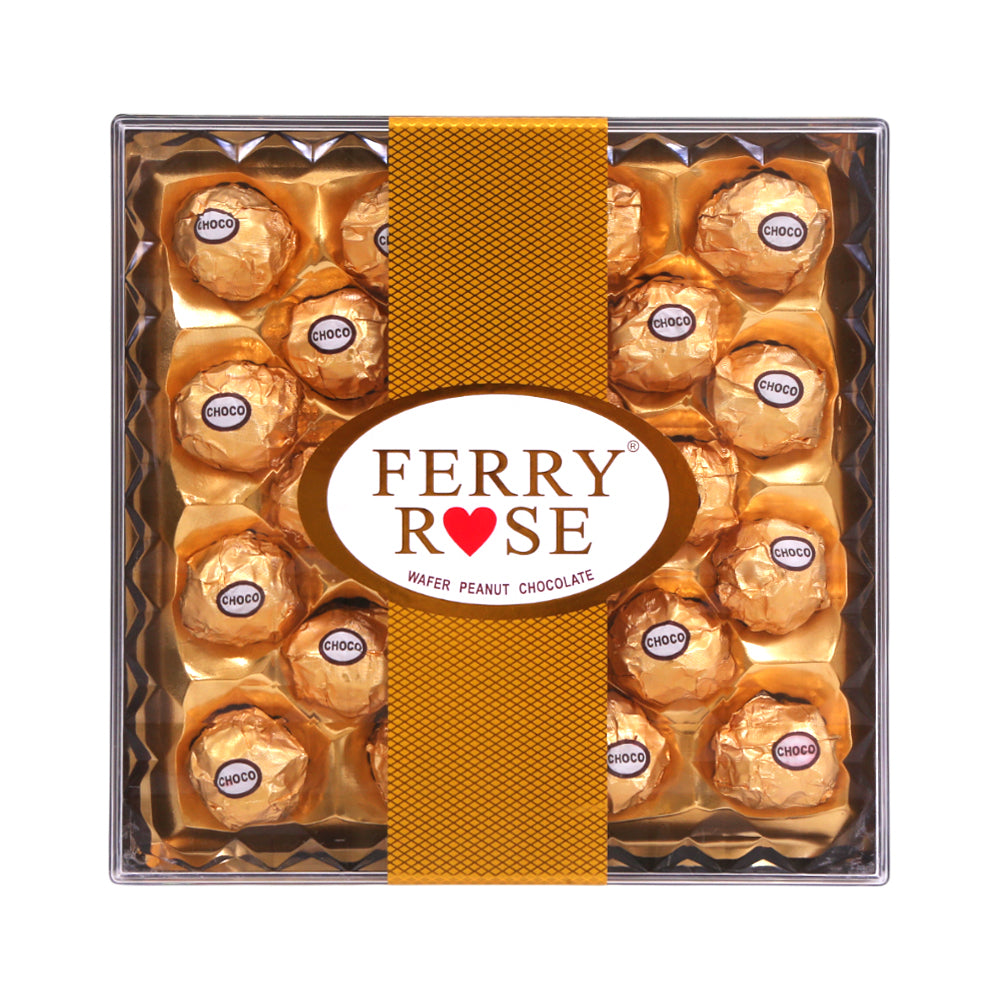 FERRY ROSE CHOCOLATE SQUARE SHAPE T-24 300 GM