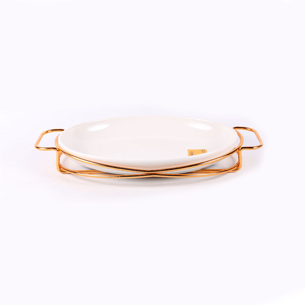 DISH WITH STAND BRILLIANT BR16013G