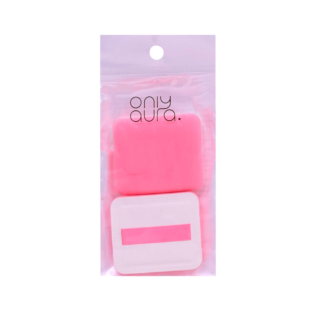 ONLY AURA SQUARE POWDER PUFF 2PCS PUFF-06