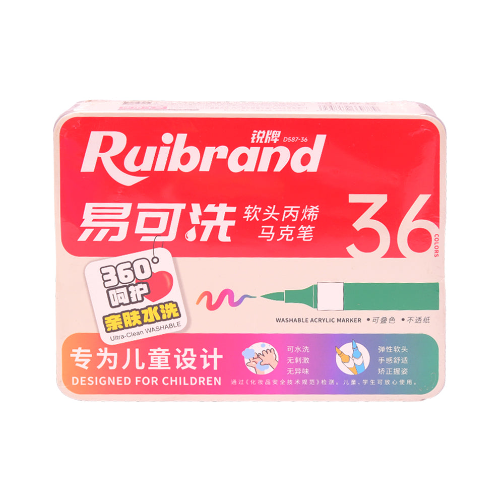 D587-36 Ruibrand Color Marker 36 pcs