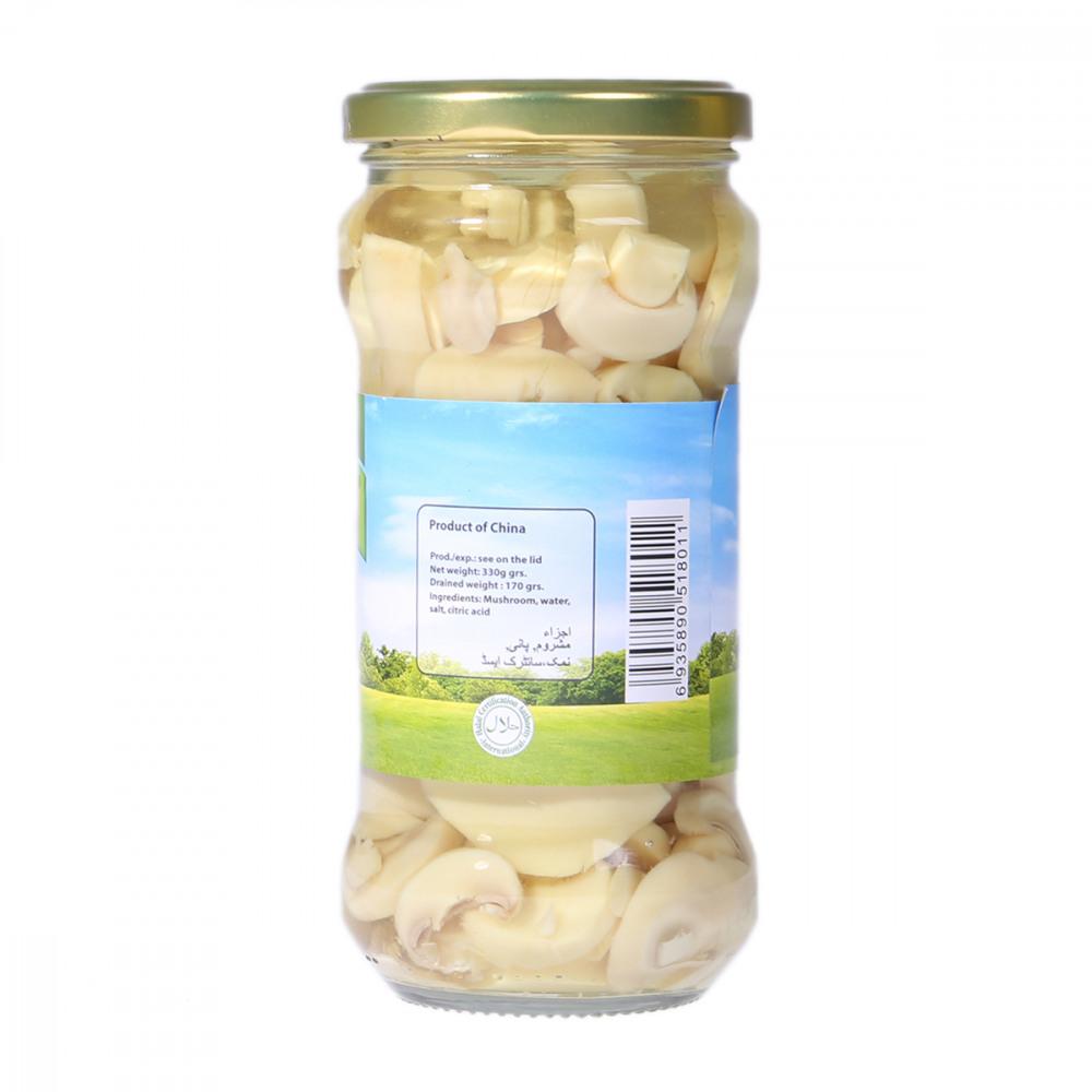 DEWDROP MUSHROOMS SLICED 330 GM BASIC