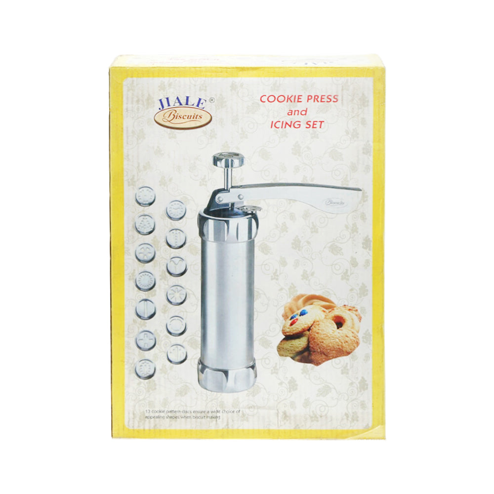 COOKIE PRESS WITH ICING GUN SET IR TM-388