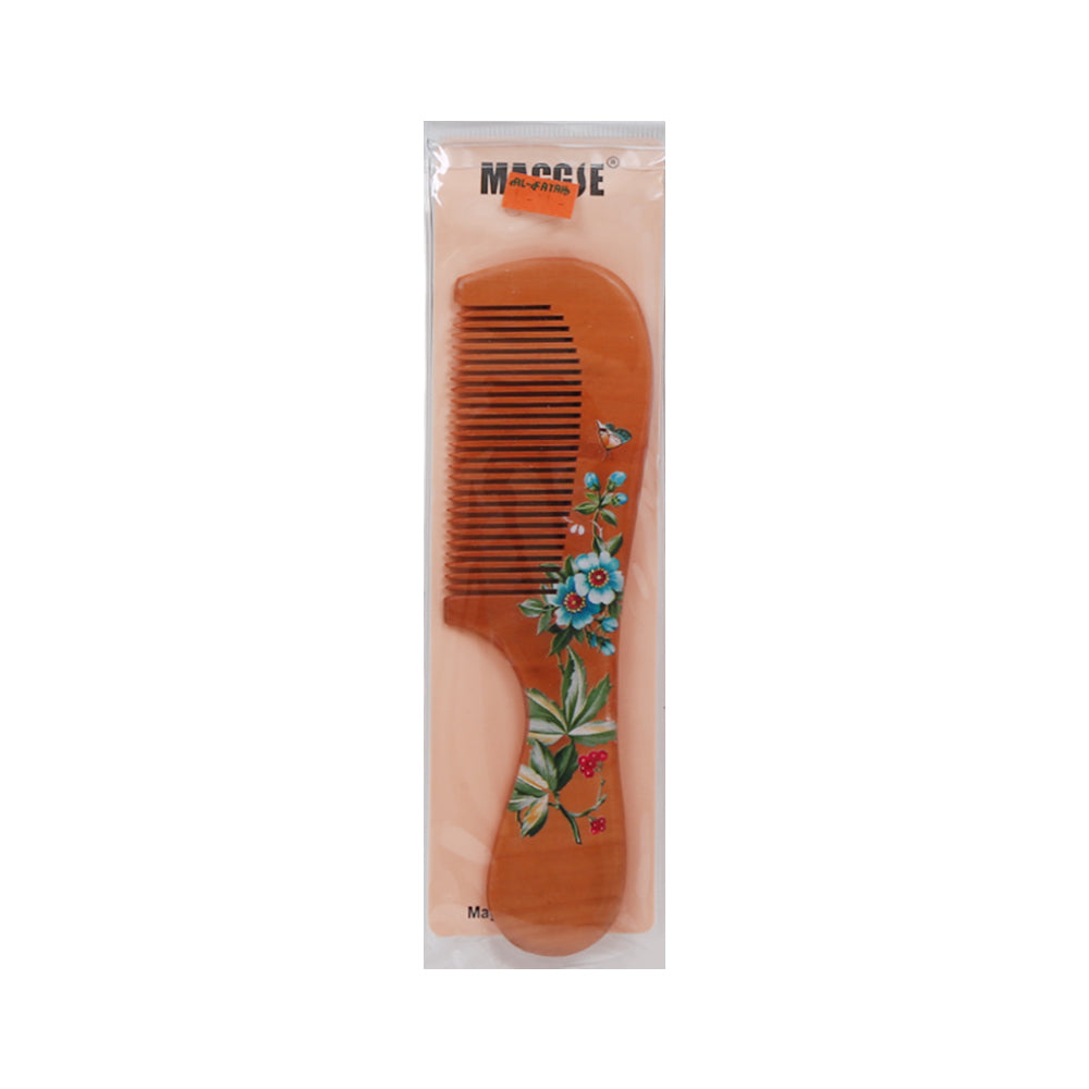 MAGGIE HAIR COMB WOODEN W-21