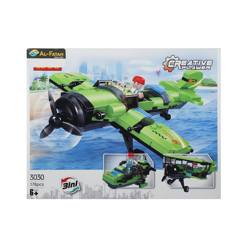 3030 COGO CREATIVE PLAYER 3IN1 BLOCKS 178PC H.B