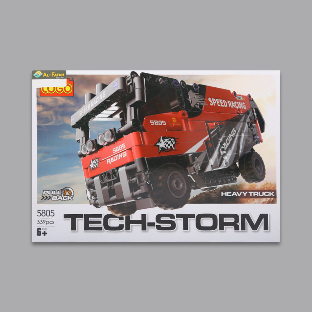 5805 COGO TECH STORM TRUCK BLOCKS 339PC H.B