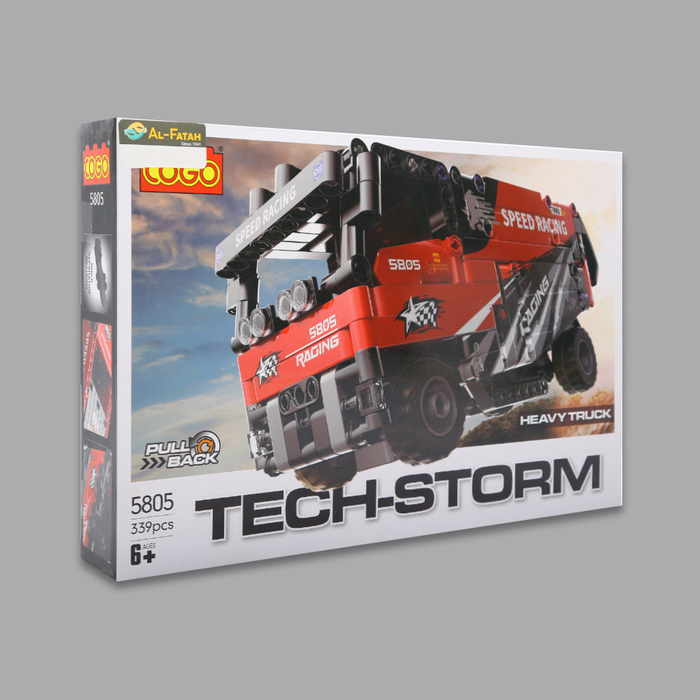 5805 COGO TECH STORM TRUCK BLOCKS 339PC H.B