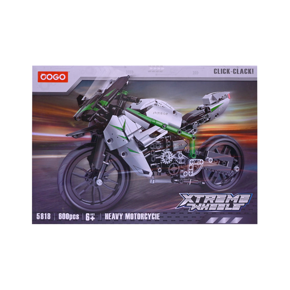 5818 COGO XTREME WHEEL MOTERCYCLE BLOCKS SET 600PCS H.B