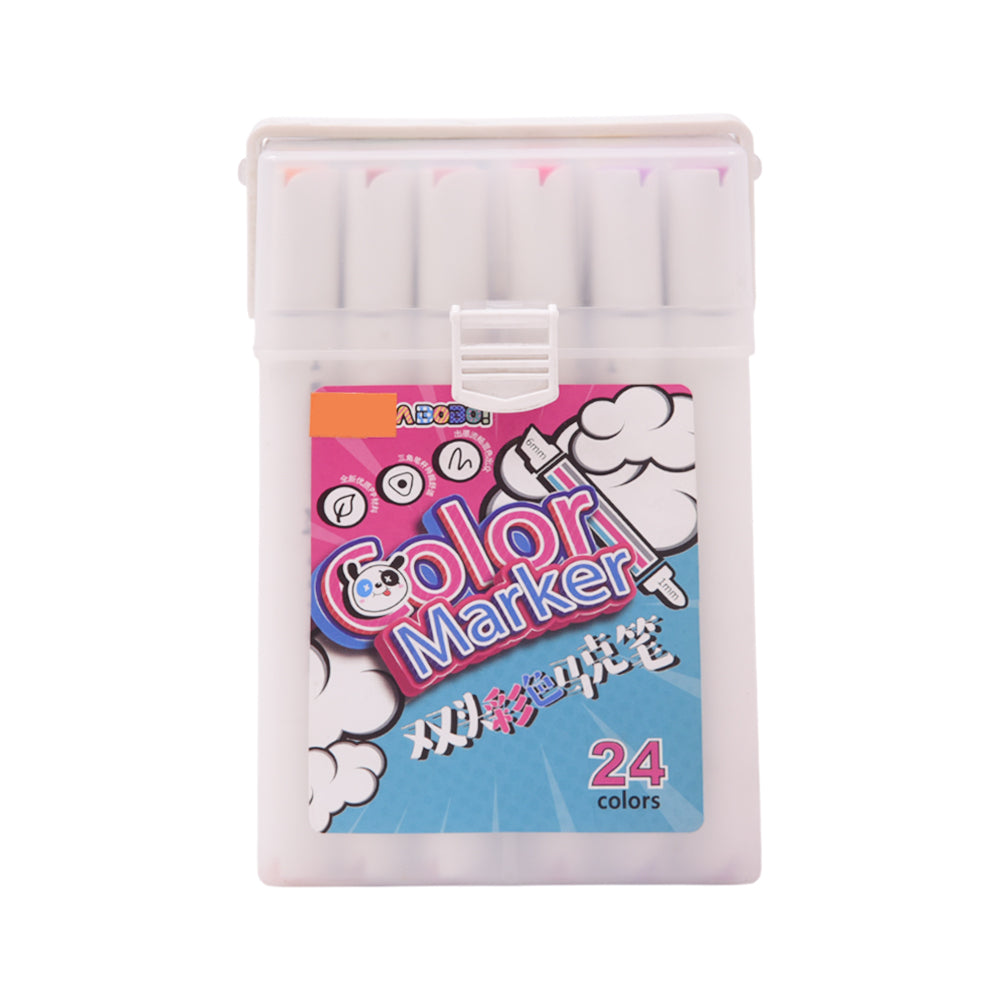 814-24 DOUBLE ART MARKER 24CLR