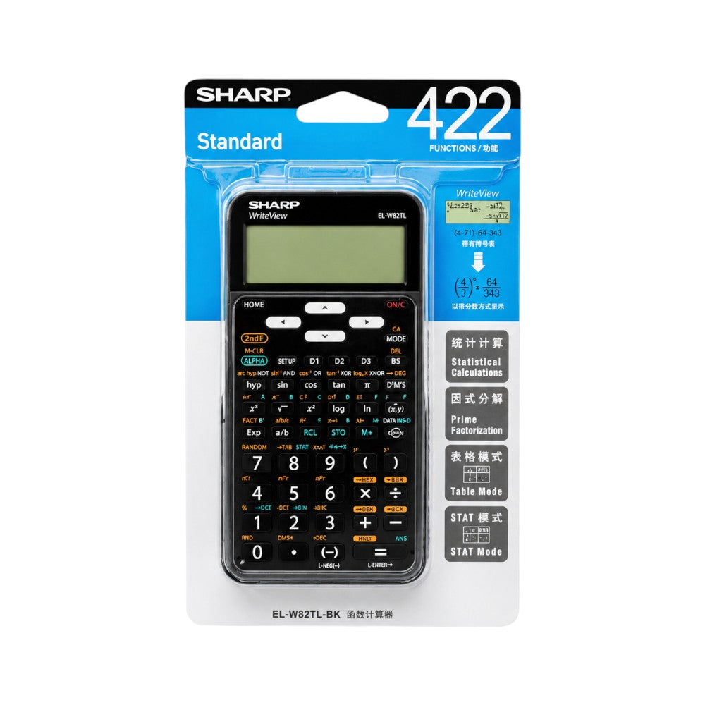 EL-W82TL STANDERD SCIENTIFIC CALCULATOR IN CARD IR