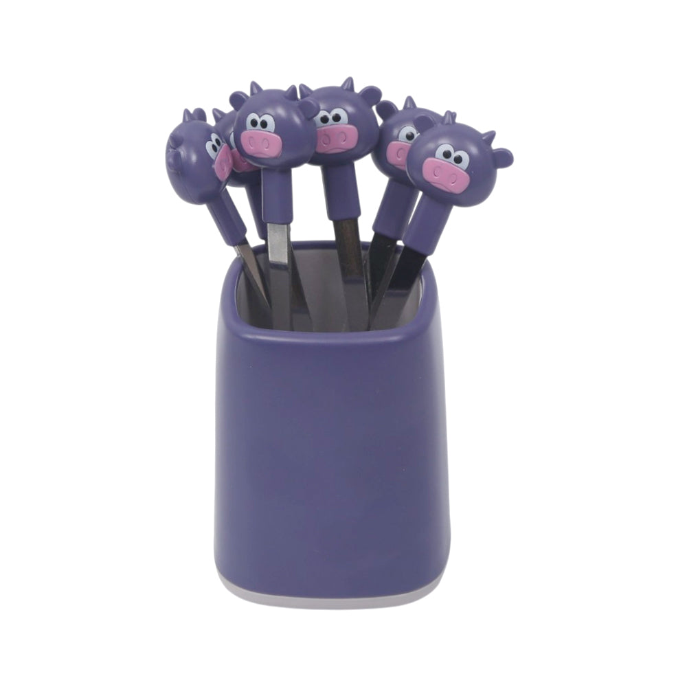 FRUIT FORK SET 6PC IR M6411