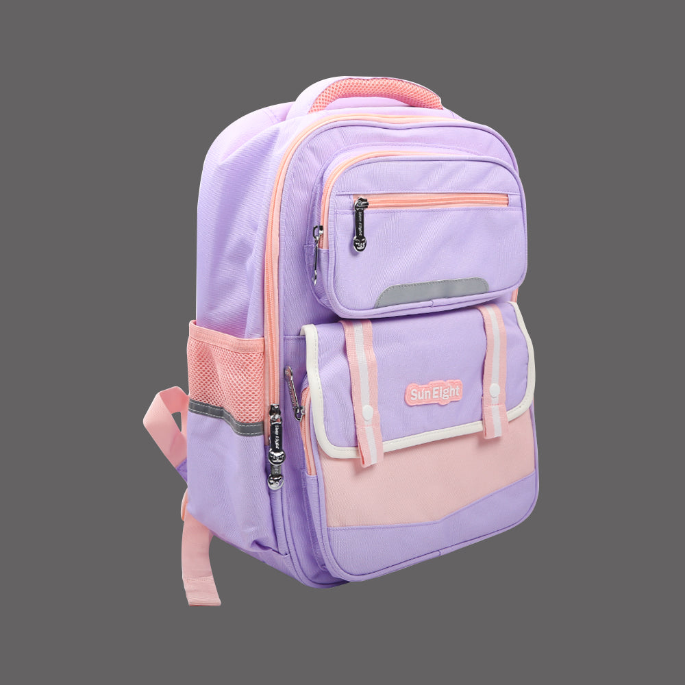 90171 KIDS SCHOOL BACK PACK L-PURPLE 16INCH IR