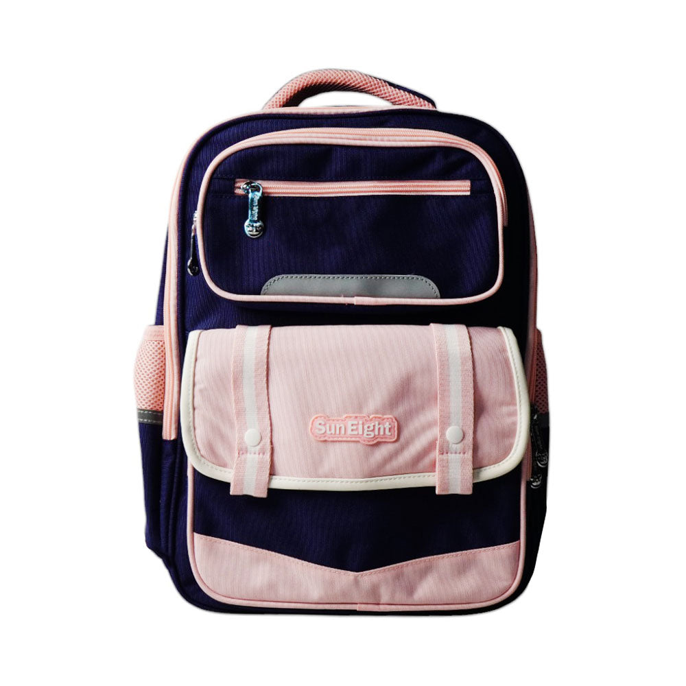 90171 KIDS SCHOOL BACK PACK ROYAL BLUE/PINK 16INCH IR