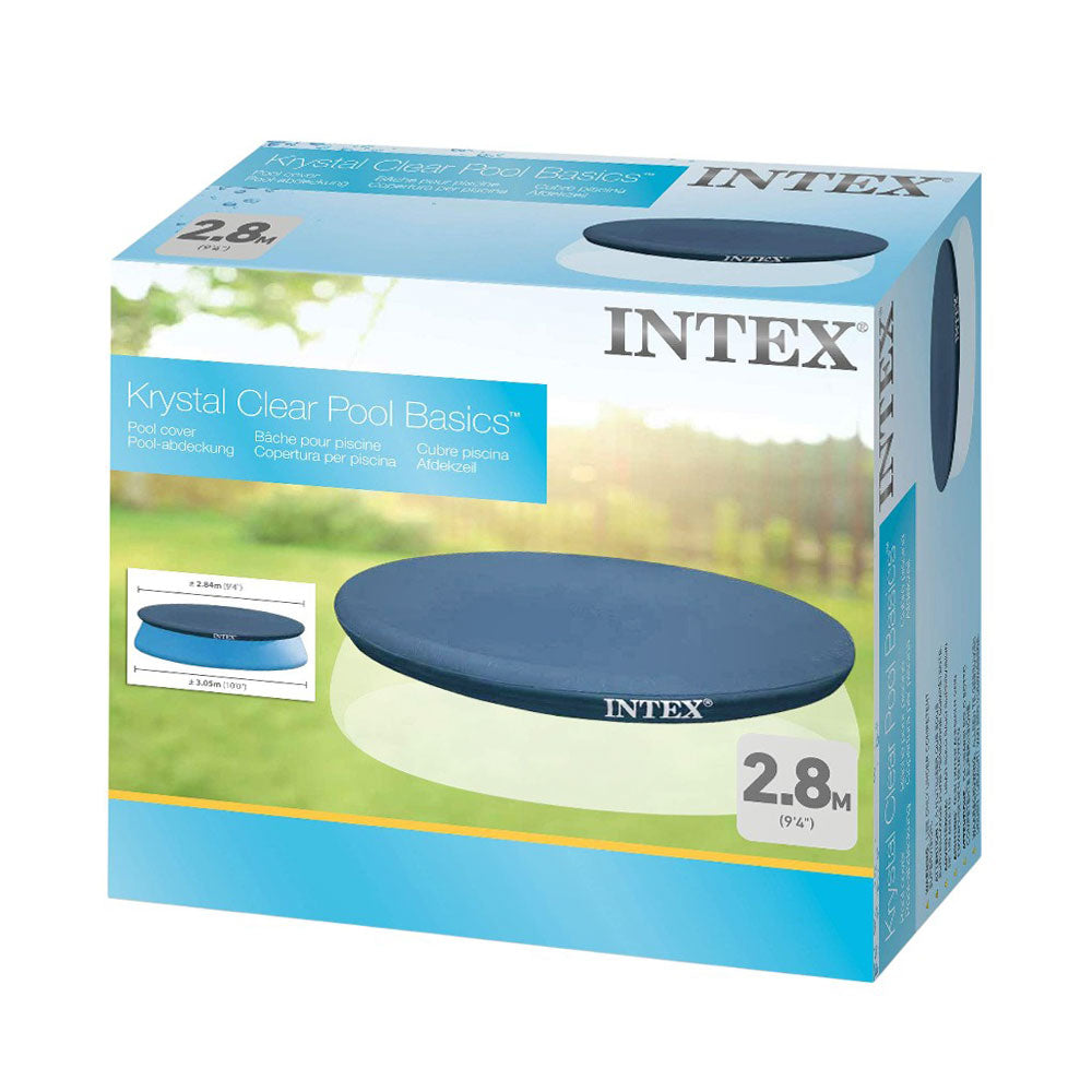 28021 INTEX KRYSTAL CLEAR POOL COVER 10FT A.I