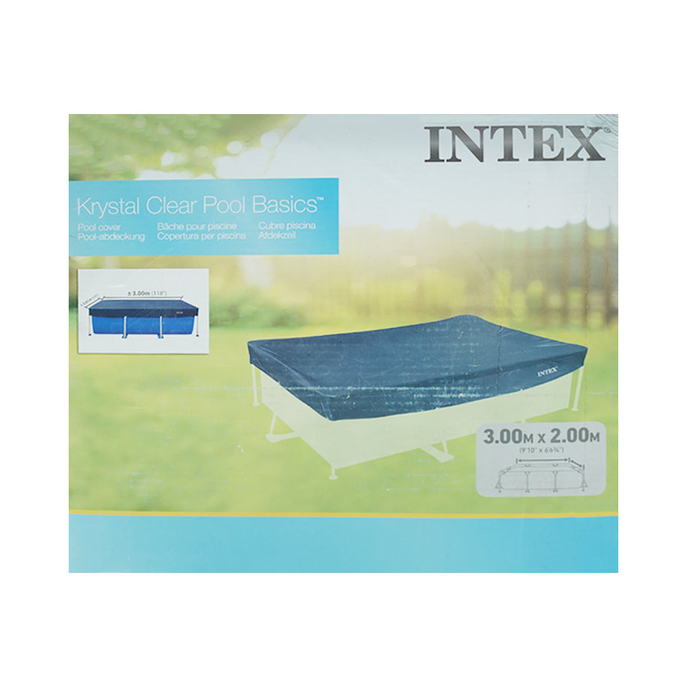 28038 INTEX KRYSTAL RECTANGULAR POOL COVER A.I