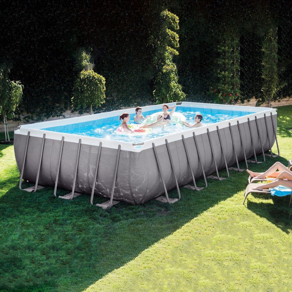 26364 INTEX RECTANGLE FRAME POOL A+B 24X12X52 – Al-Fatah