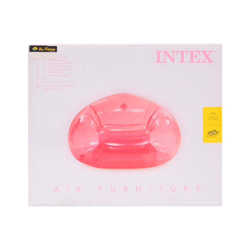 66501 INTEX BEANLESS PINK CHAIR