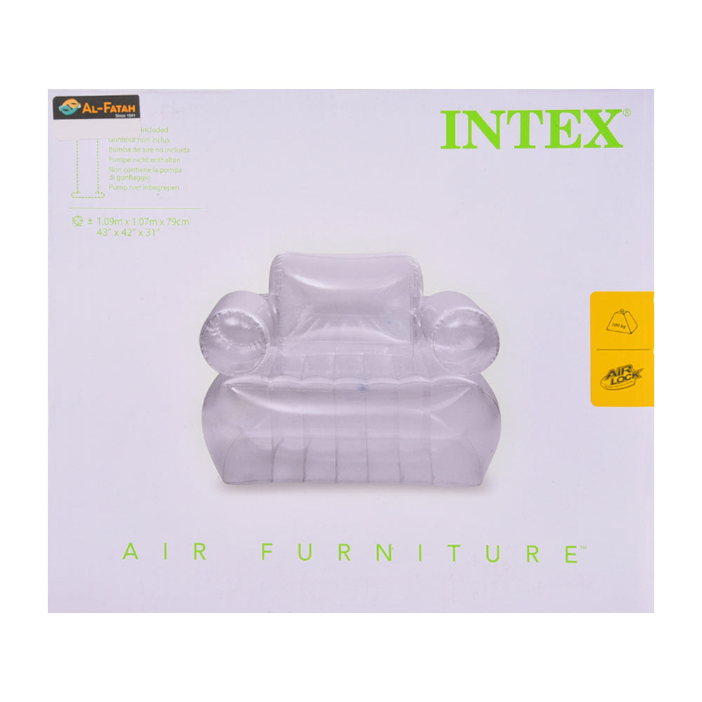 66502 INTEX ARMS TRANSPARENT CHAIR