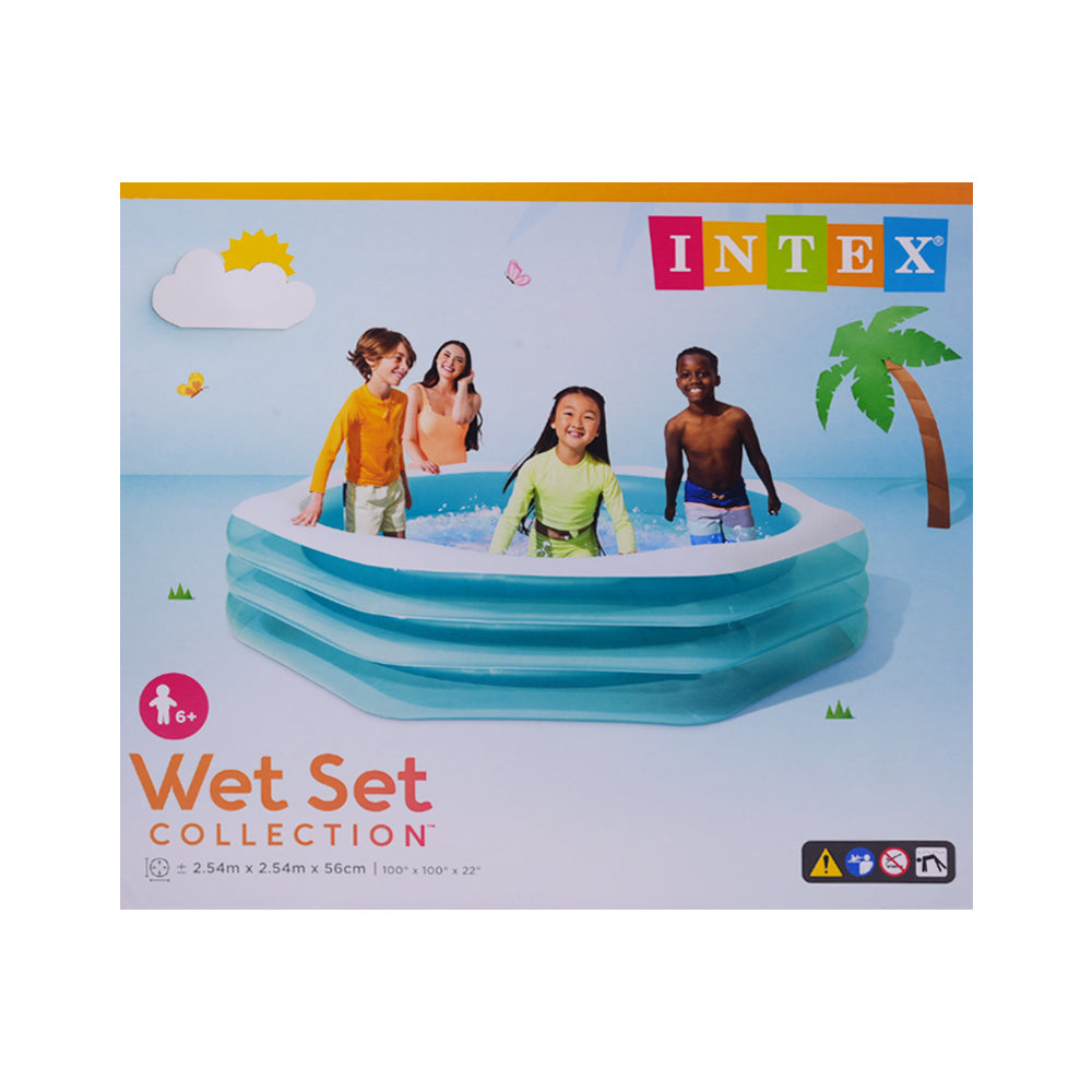 58492 INTEX OCTAGONAL FAMILY POOL 100X100X22