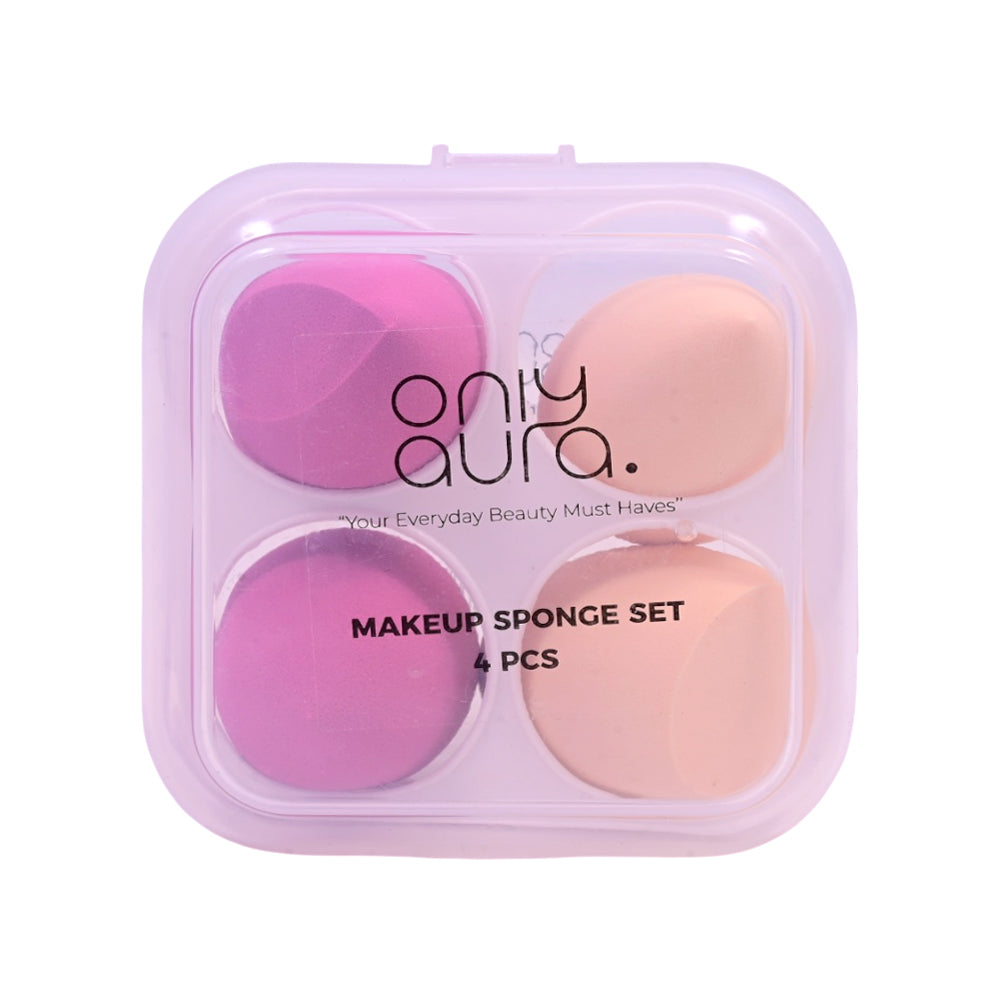 ONLY AURA MAKEUP SPONGE 4PC SET FF710