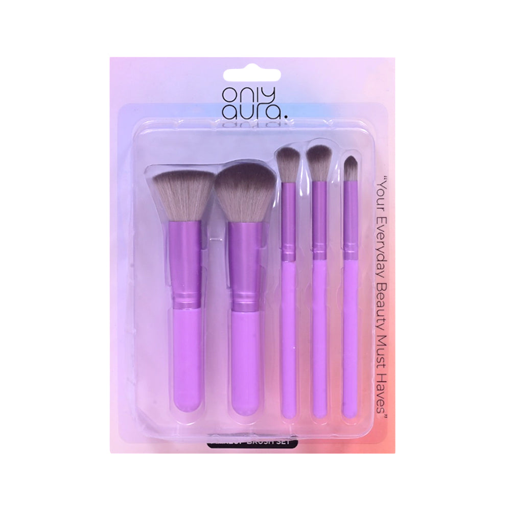ONLY AURA FOUNDATION BRUSH 5PCS SET HZS021