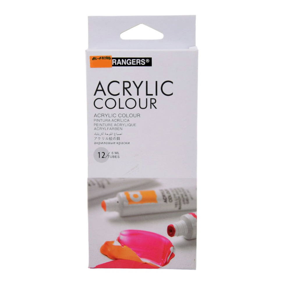 PA31.12006.A ART RANGERS ACRYLIC COLOUR 12 TUBES