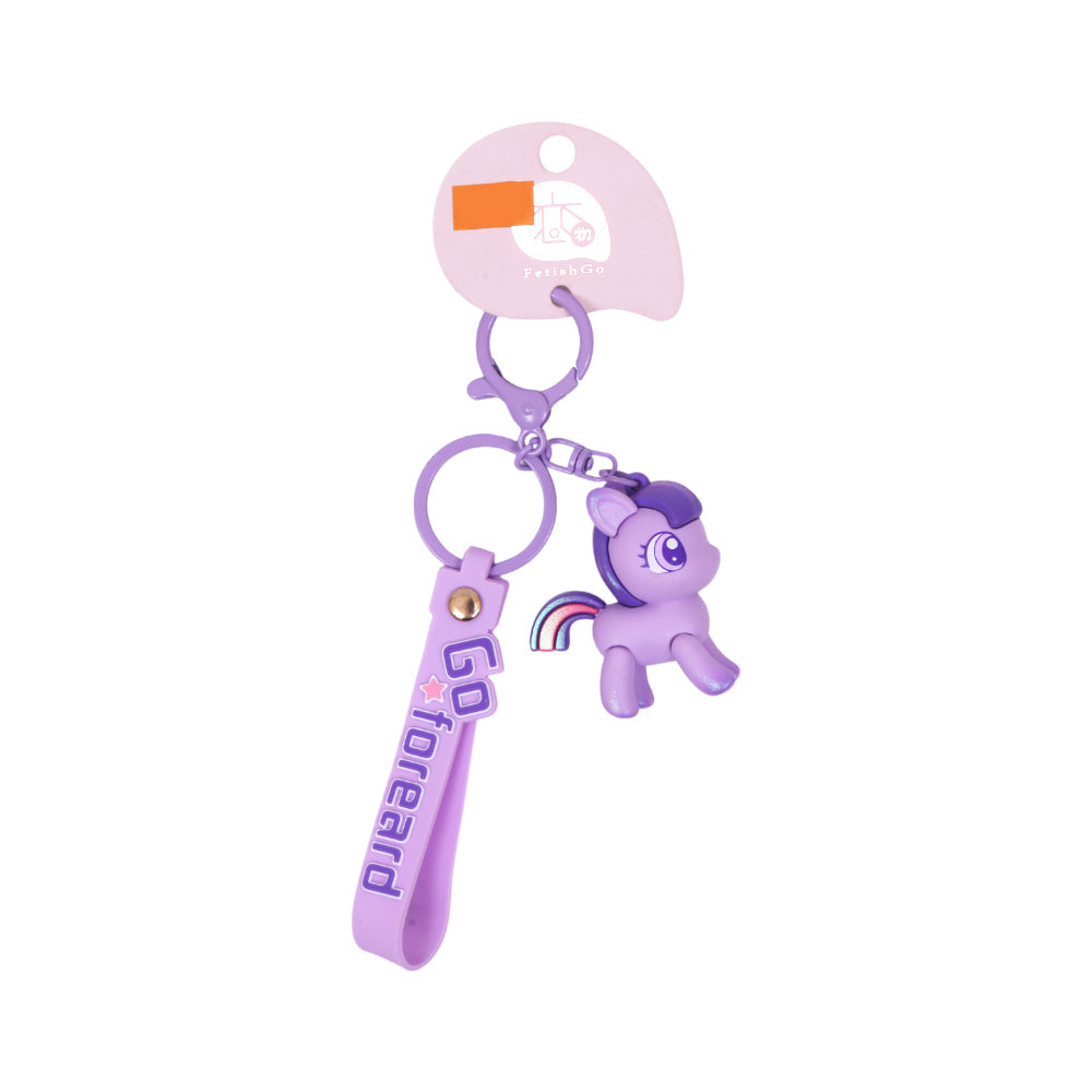 Q072-1D CUTE UNICORN KEYCHAIN IR